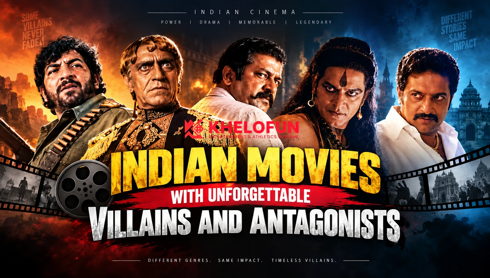 Explore Indian movies with unforgettable villains and antagonists, their iconic roles, memorable scenes, and lasting impact on cinema with Khelofun today!