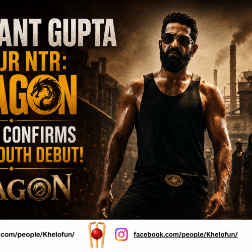 Sidhant Gupta joins Jr NTR for the much-awaited film Dragon debut project.