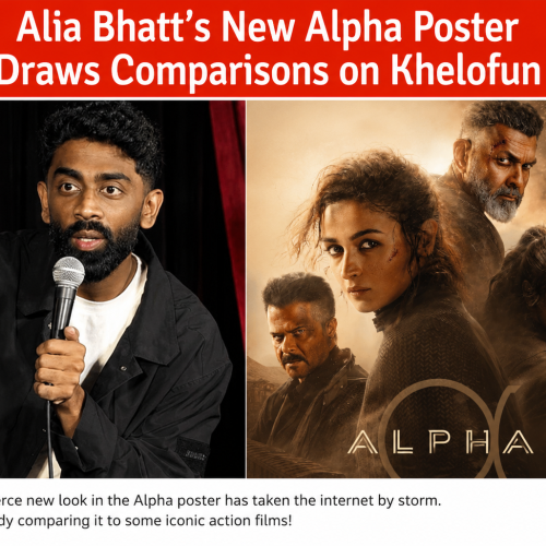 Alia Bhatt appears in the newly released Alpha poster, sparking discussions and comparisons among fans online.