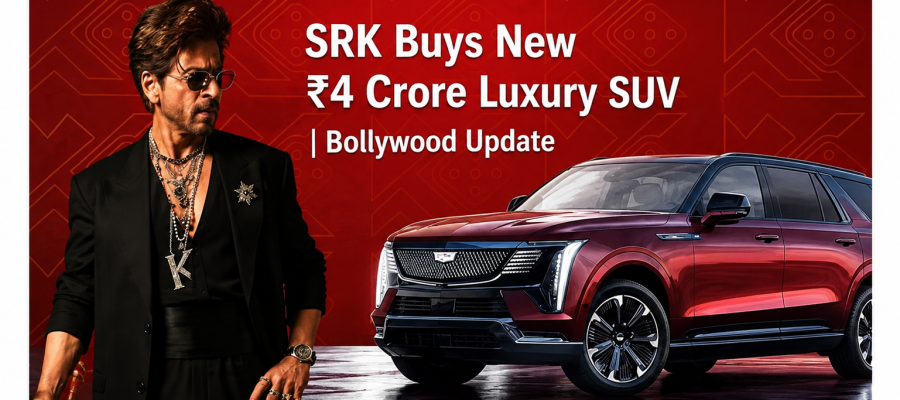 Shah Rukh Khan spotted with his newly purchased ₹4 crore luxury SUV during a recent public appearance.