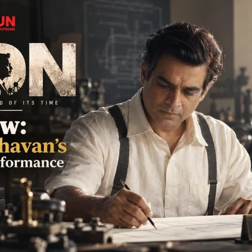 Khelofun reviews GDN, starring R. Madhavan as G. D. Naidu. Explore the cast, his standout performance, direction, story, and overall movie experience.